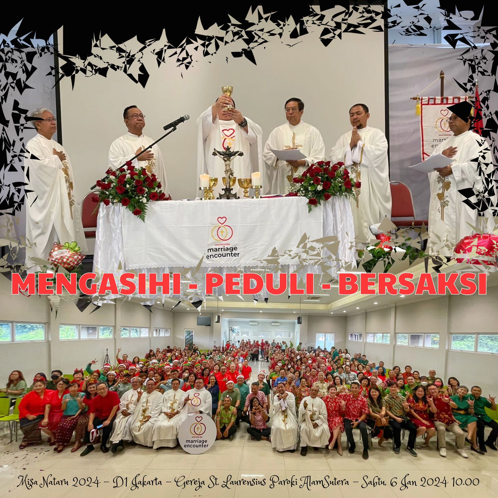 Misa Natal & Tahun Baru 2024 ME Distrik 1 Jakarta