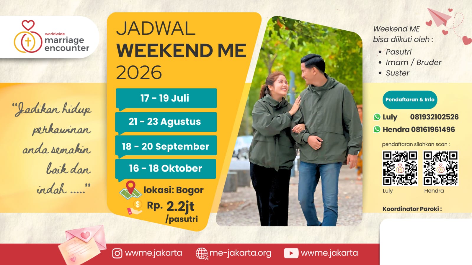 WEEKEND ME 2026